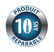 Logo produit réparable 10 ans