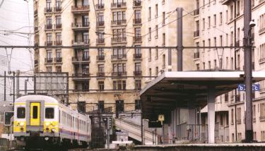 Train à la Gare du Nord