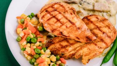Plat avec de la viande